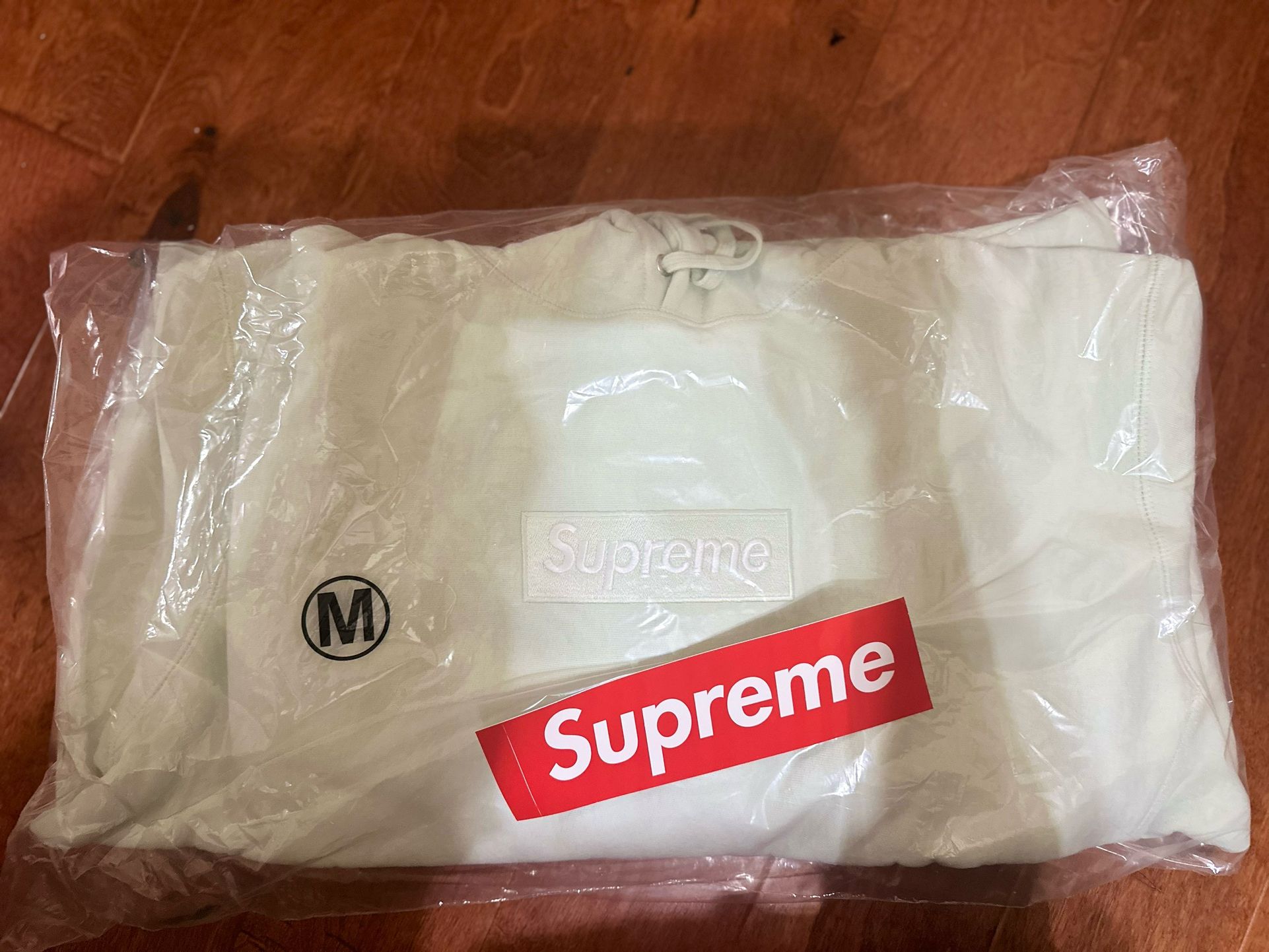 Supreme Box Logo Hoodie Mint Light Green- Size M