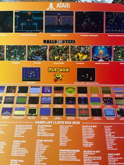 Atari My Arcade Gamestation Go Sealed Pac Man HDMI 200 Games Portable System New