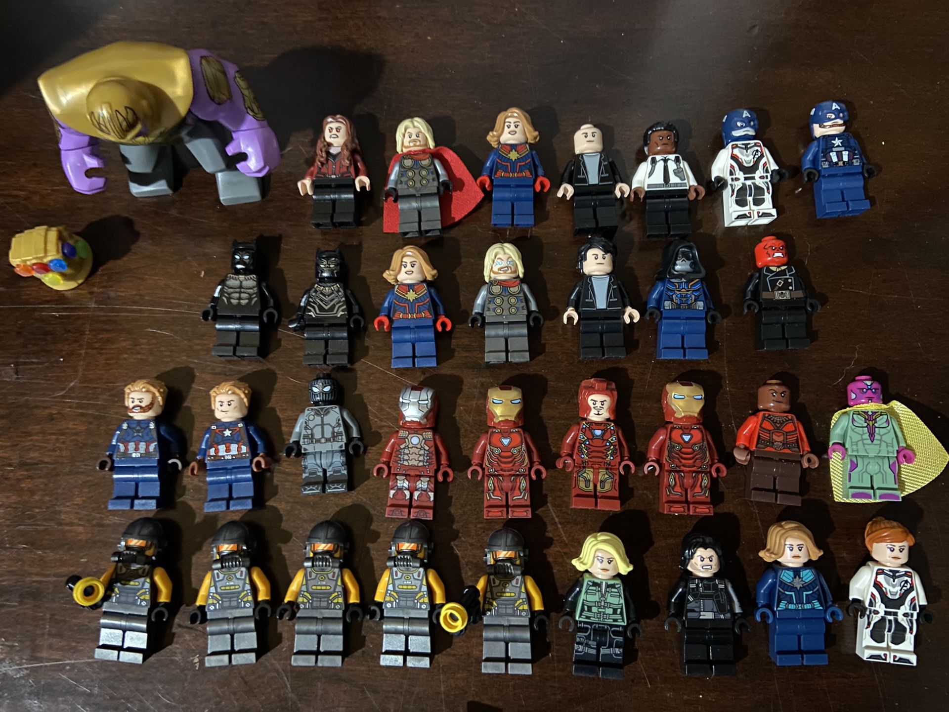 Lego Marvel minifigures Lot