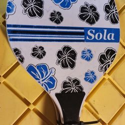 Sola Wooden Paddle Ball Set