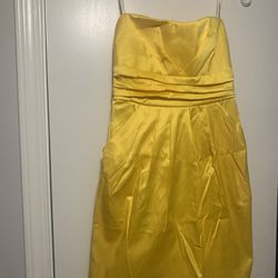New Yellow Dress Size 11 
