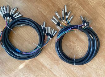8 Chanel XLR cable snake- 15ft