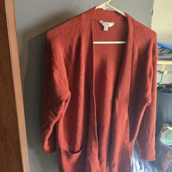 Burnt Orange Cardigan 