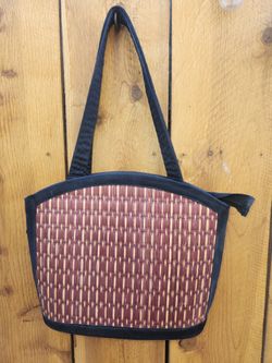Womens Handweave Shoulder Purse By Baskets Of Cambodia