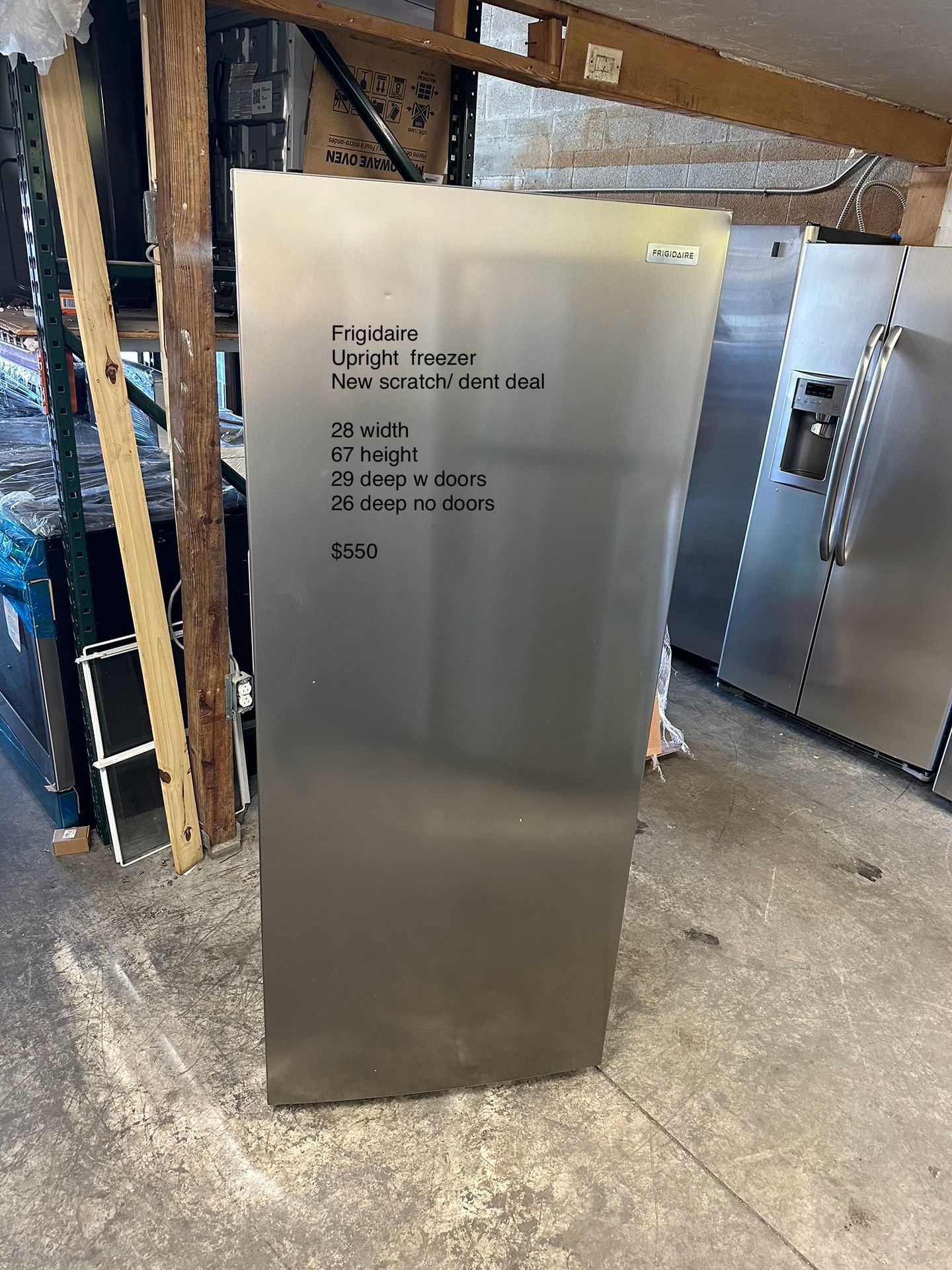 Frigidaire Upright Freezer 