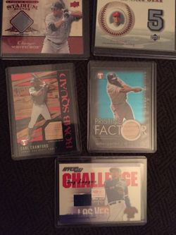 JERSEY/BAT CARDS