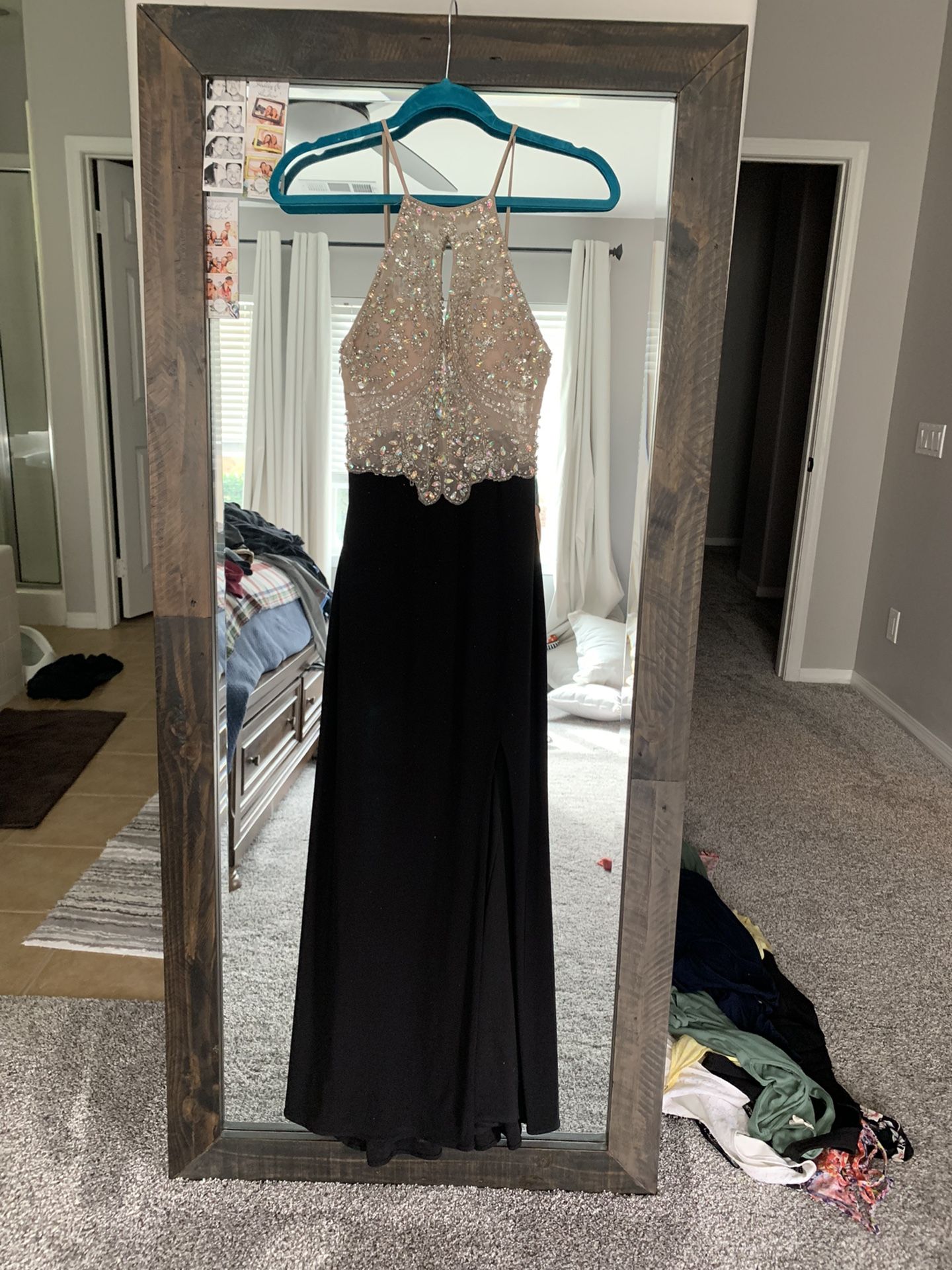Black Sequin Dress