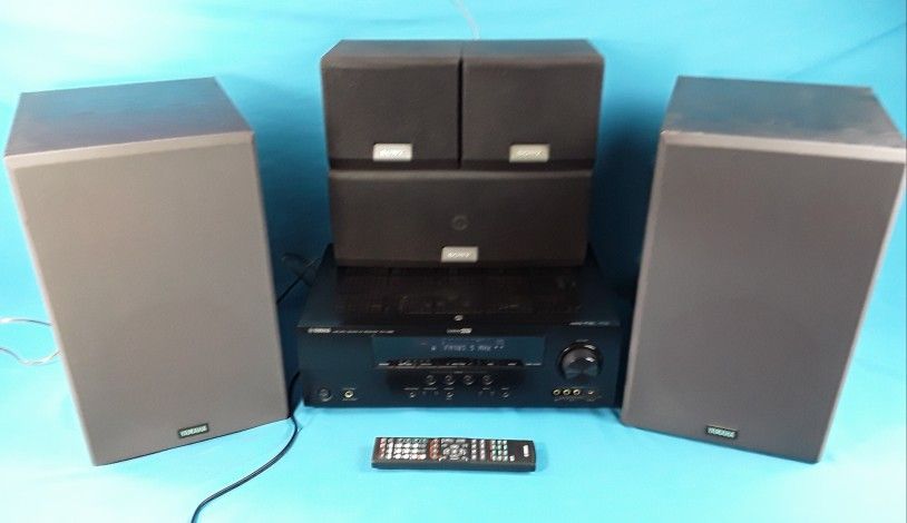 Yamaha Receiver RX-V365 & Surround Sound Speakers