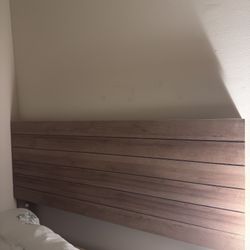 wood headboard 