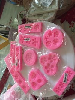 Placas de flores para fondant 🌸🌷🌺🌼🌹