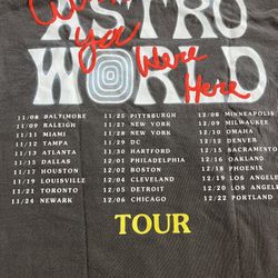 Travis Scott Astro World Tshirt Med