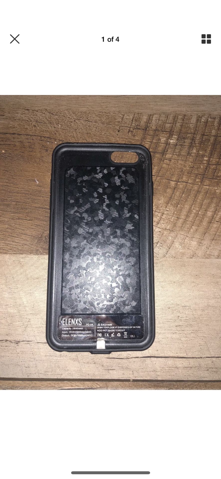 iPhone 6s+ charging case