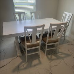 White Dining Room Table 
