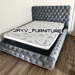 New Queen Bed Frame With MATRESS 