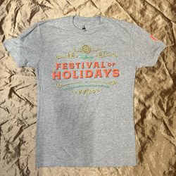 Disney Parks adult size medium limited Annual Passholder Festival of Holidays t-