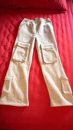 Men’s grey oversized sweat pants