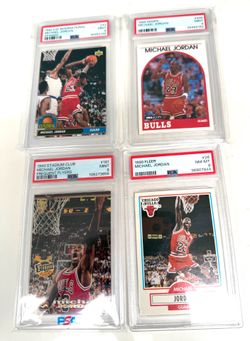 Michael Jordan NBA graded cards lots