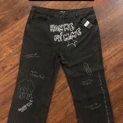 Homme Femme Yearbook Baggy Denim Size 42