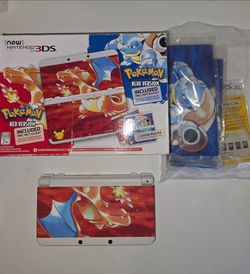 [MINT] New Nintendo 3DS Dual IPS Pokémon 20th Anniversary BOX FACEPLATES USA