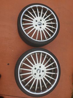 Origina 22 Rims Forgiato Good Condition 