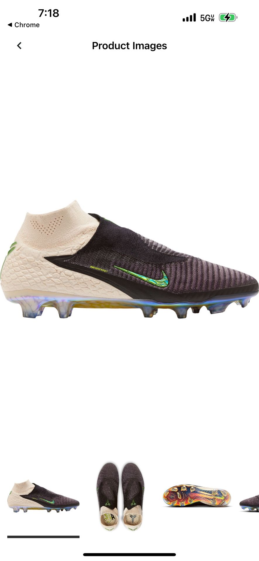Nike Kobe Phantom 6 High Soccer Cleats