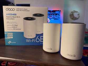 TP-Link Deco XE75 AXE5400 Wi-Fi 6E Mesh System 2-Pack