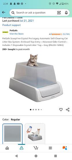 Self Cleaning Pet safe Litter Box
