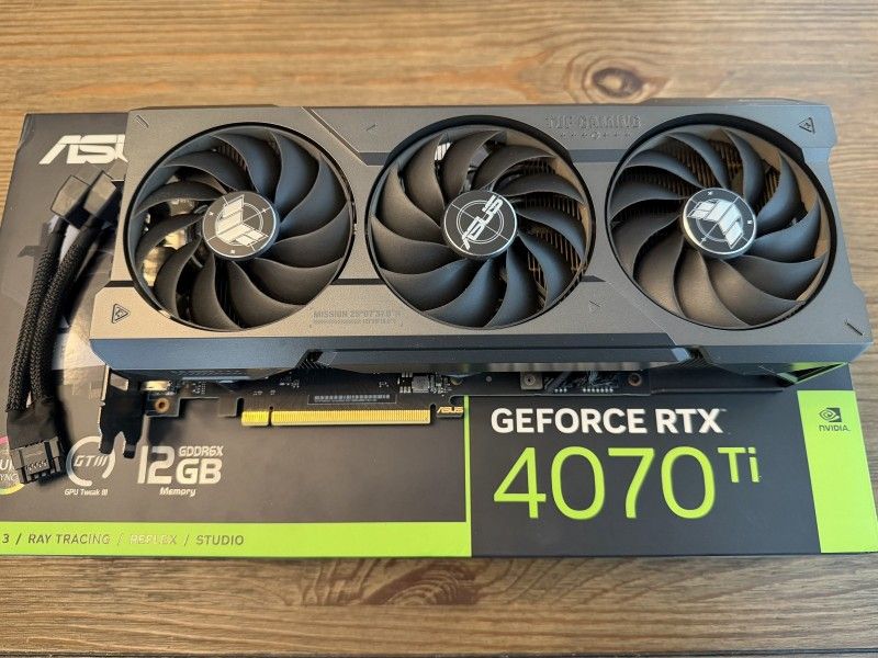 ASUS TUF Gaming NVIDIA GeForce RTX 4070 Ti 12GB GDDR6X Graphics Card.