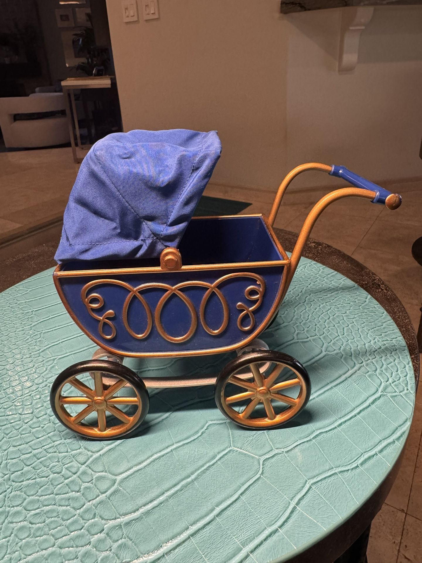 Angelina Ballerina, American Girl, Doll 2002 Pram, Baby Carriage, Stroller, And Good Use Condition