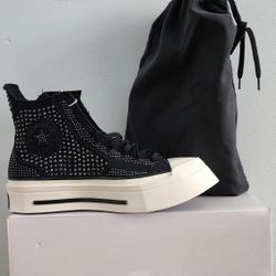 Converse Swarovski x Chuck 70 De Luxe Squared High Crystals