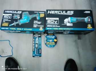 Reciprocating Saw And Angle Grinder 