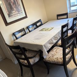 8 Chairs Dining Table 