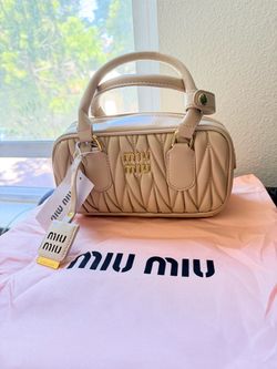 Miu Miu Matelassé Mini Bowler Bag