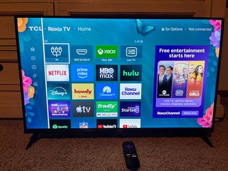 TCL 32” Roku Smart TV