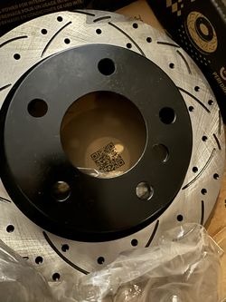 Rear Drilled Brake Rotors BMW 328i 2015