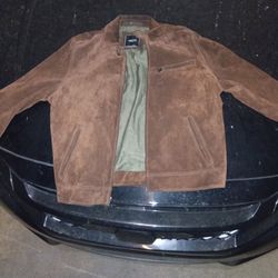 Todd Snyder Dean Style Italian Suede Leather Jacket 