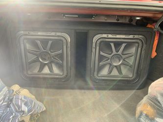 Kicker L7 12s with 1500 watt AudioControl amp