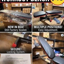Adjustable Workout Bench Brand New