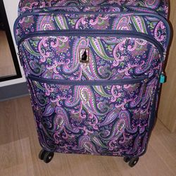 London Fog Paisley Suitcase