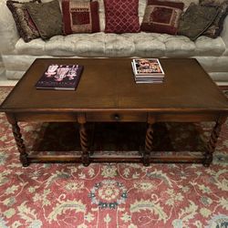 Beautiful Brown Wood Coffee Table
