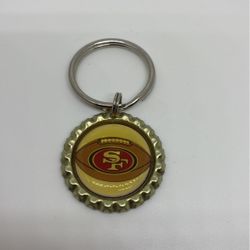 Bottle Cap Keychain 49er