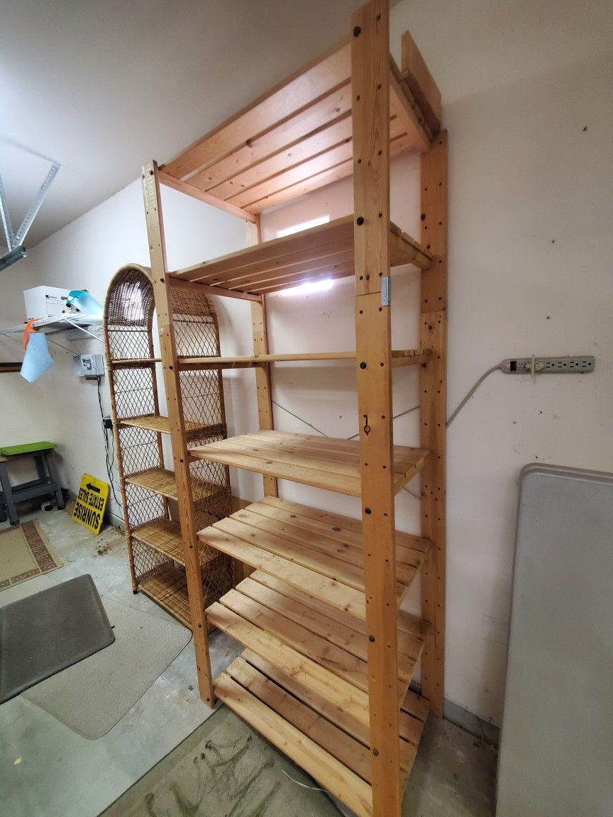 Large Storage Solid Wood Rack