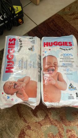 Huggies sung and dry diapers