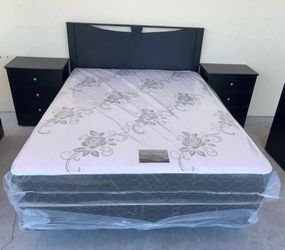 Set full size mattress and box spring