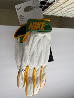 NEW Nike D-Tack Football Gloves Padded Lineman Oregon Ducks Colorway Size XXL (HF6702-144)
