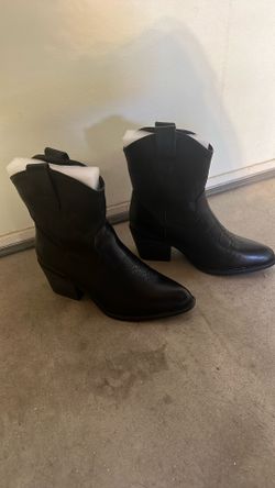 Western Boots IUV. BLACK