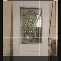36" exterior door One Side Of Glass Broken 