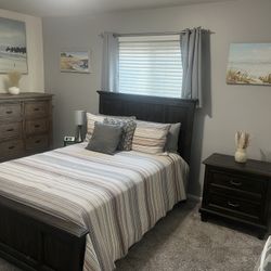 Full Size Bed, And Nightstand