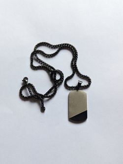 Silver + Black Tone Premium Necklace