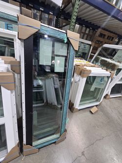 WINDOWS: WHITE AND  BLACK PW 18"x48"